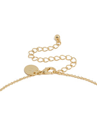 Gold Plated August Birthstone Necklace - link has visual effect only