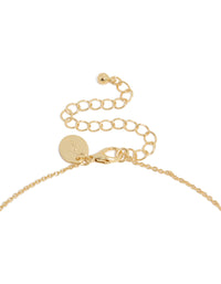 Gold Plated May Emerald Birthstone Necklace - link has visual effect only