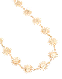 Gold Sun Link Belt - link has visual effect only