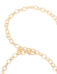 Gold Sun Link Belt - link has visual effect only