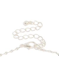Silver Plated Vintage Cross Pendant Necklace - link has visual effect only