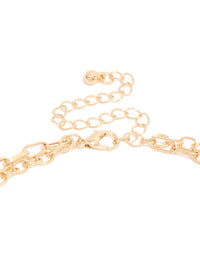 Gold Evil Eye & Sea Charm Layered  Necklace - link has visual effect only