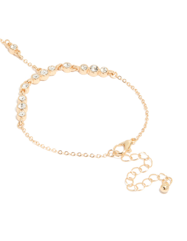 Gold Adjustable Hand Chain