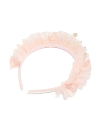 Kids Pink Ballerina Tutu Frill Tiara Headband - link has visual effect only