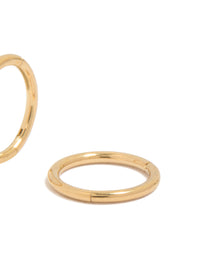 Kids Gold Plated Surgical Steel Sleeper Earrings - link has visual effect only
