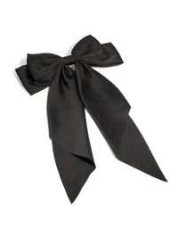 Black Bow Hair Clip - link has visual effect only