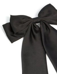 Black Bow Hair Clip - link has visual effect only