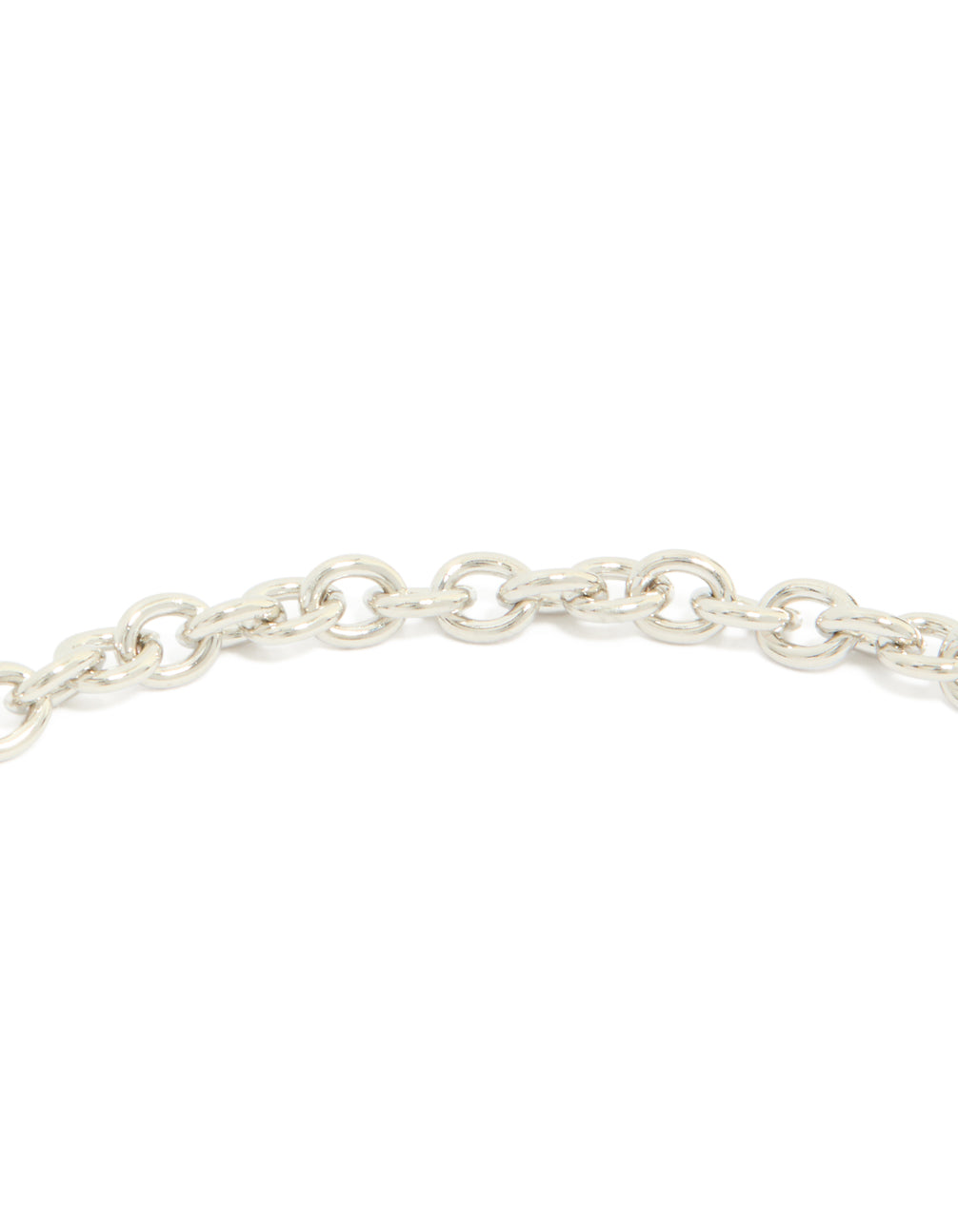 Crafted with silver diamante and blue stone heart chunky style necklace featuring celestial star charm pendant clasp detail view
