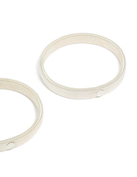 Silver Stretch Sleeve Garters 2-Pack - link has visual effect only