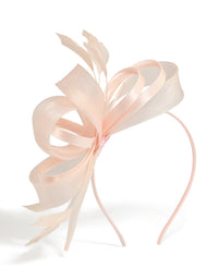 Pink Mesh Ribbon Loop Fascinator - link has visual effect only