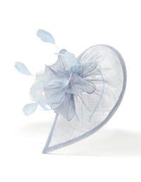 Blue Mesh Rose Fascinator - link has visual effect only