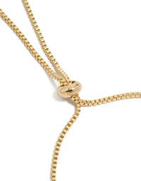 Gold Plated Cubic Zirconia Flower & Pearl Rondell Charms  Toggle Bracelet - link has visual effect only