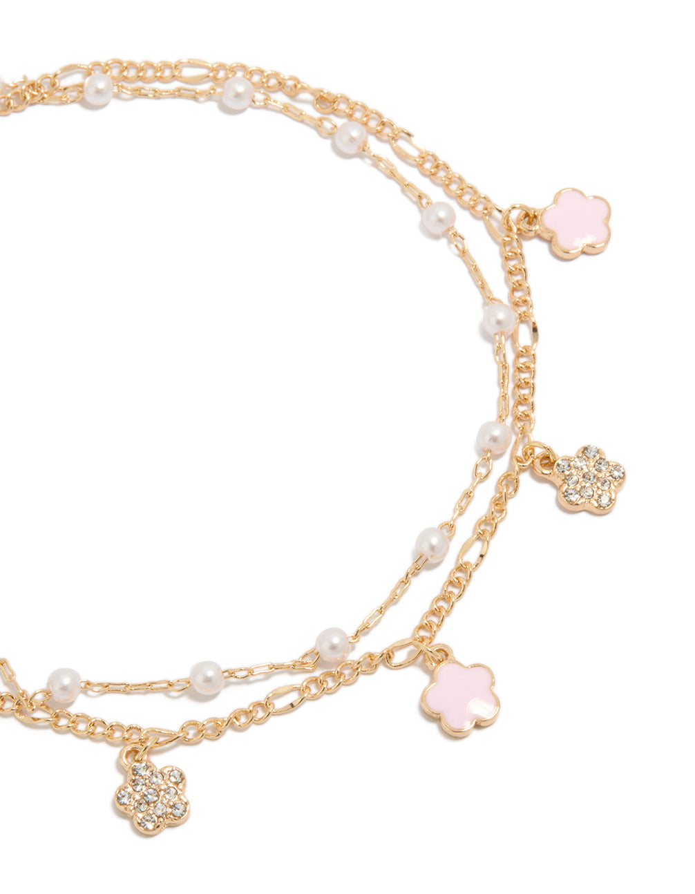 Showcasing gold multicoloured diamante hoop earrings with celestial star charms and floral details in pink, skyblue, and lavender 6-pack close up view