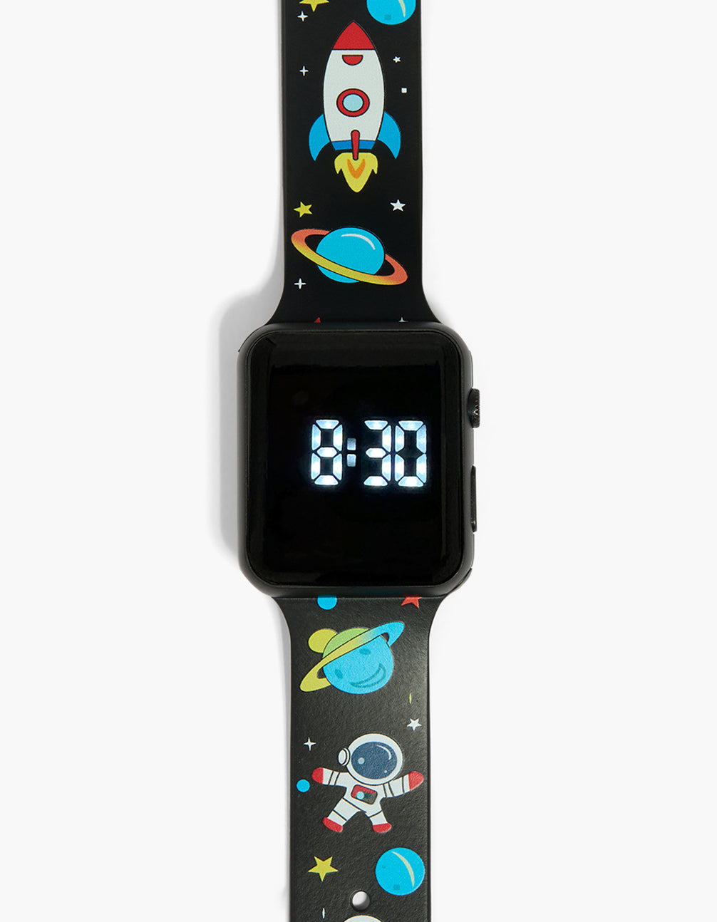 Kids Silver Astronomy Digital Watch
