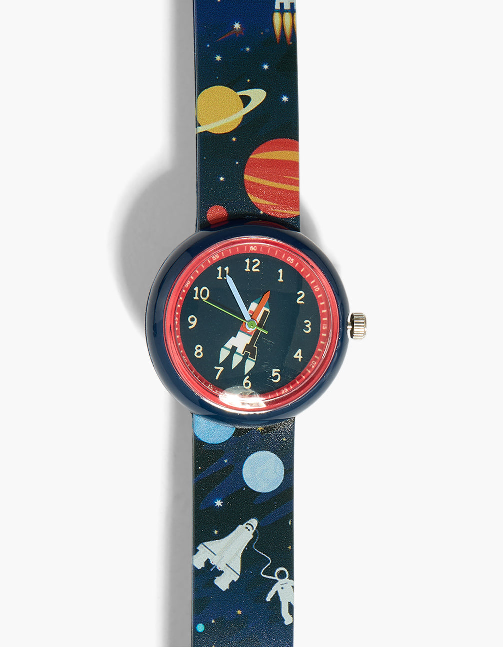 Kids Silver Space & Planet Watch