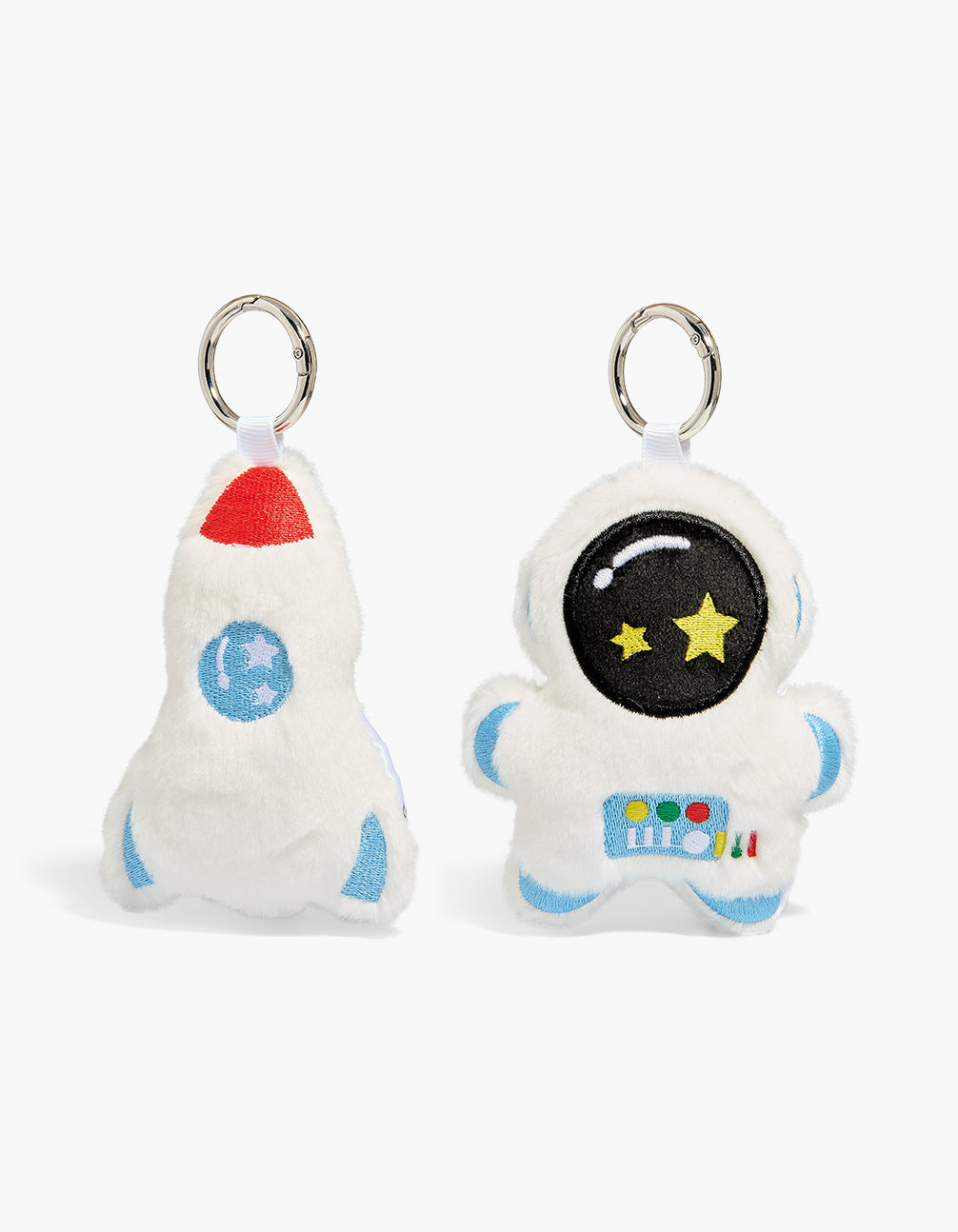 Kids Astronaut & Rocket Key Chain Set