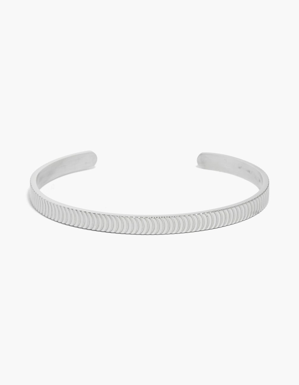 Mens Waterproof Stainless Steel Detailed Wrist Cuff