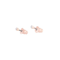 Rose Gold Diamante Tiny Stud Earrings - link has visual effect only