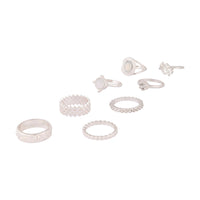 Silver Crosshatch Ring 8-Pack - link has visual effect only