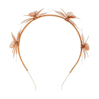 Rose Gold Cluster Leaf Headband - link has visual effect only