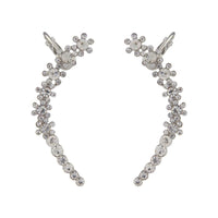 Diamante Double Flower Ear Cuff Pack - link has visual effect only
