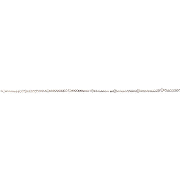 Sterling Silver Bead Chain Anklet