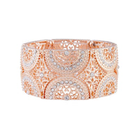 Rose Gold Filigree & Diamante Cuff - link has visual effect only