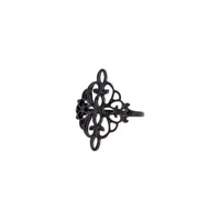 Black Filigree Ring - link has visual effect only