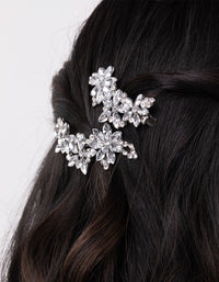 Multi Flower Diamante Clips - link has visual effect only