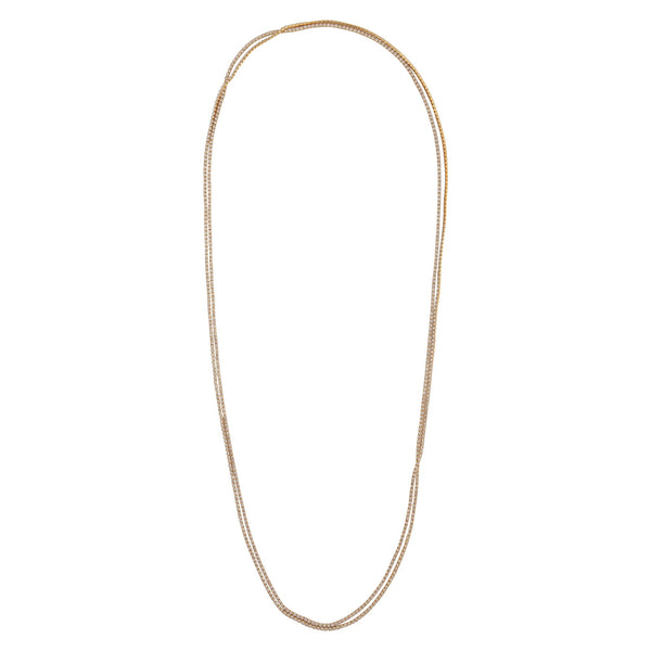 Gold Single Cup Chain Long Necklace