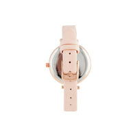 Pink Pearl PU Strap Watch - link has visual effect only