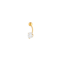Gold Stone Claw Belly Bar - link has visual effect only