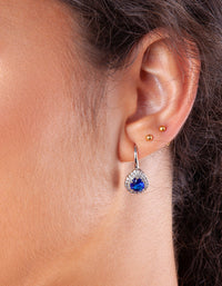 Sapphire Teardrop Earrings - link has visual effect only