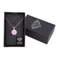 Rose 4 Claw Crystal Pendant Necklace - link has visual effect only