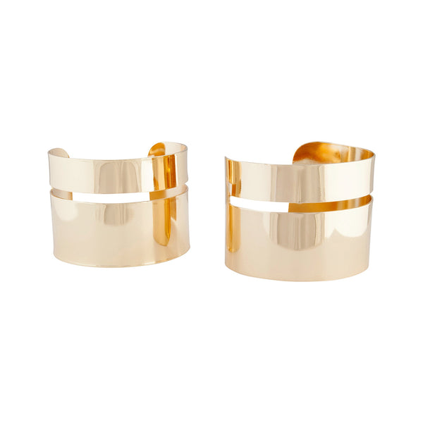 Gold Double Polished Cuff