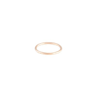 Polished Rose Gold Thin Clicker Ring - link has visual effect only