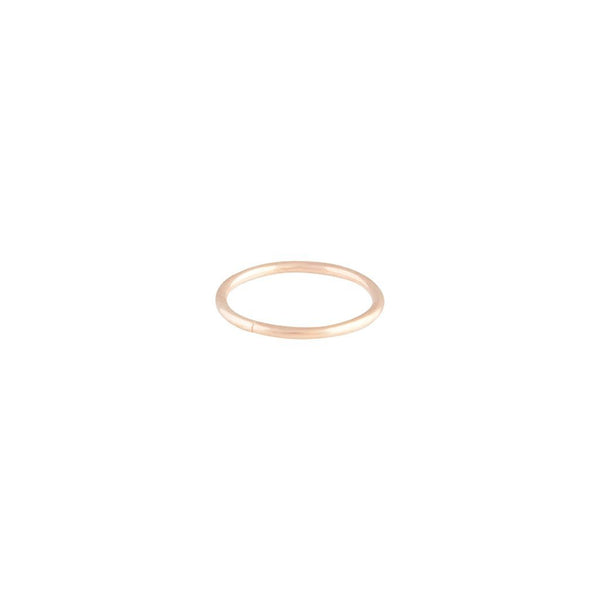 Polished Rose Gold Thin Clicker Ring