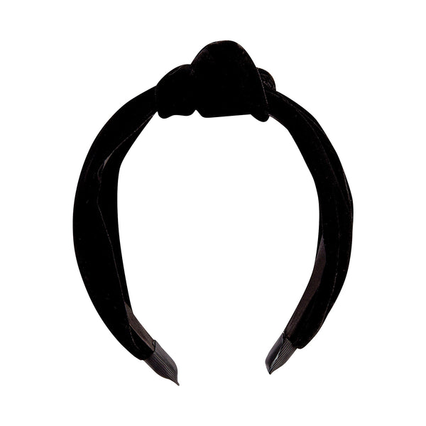 Black Velvet Turban Headband