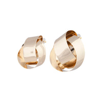 Gold Statement Knot Stud Earrings - link has visual effect only