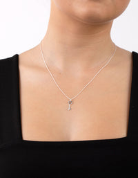 Sterling Silver Key Pendant Necklace - link has visual effect only