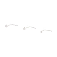 Sterling Silver Bead Nose Stud Pack - link has visual effect only
