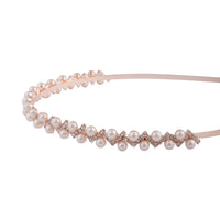 Rose Gold Pearl Diamante Headband - link has visual effect only