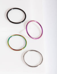 Mixed Metal Nose Ring 4-Pack - link has visual effect only