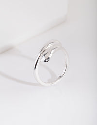 Silver Wrap Around Ring - link has visual effect only