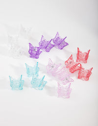 Kids Butterfly Hair Claw Clip Pack - link has visual effect only