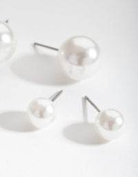 Pearl Stud Earring Pack - link has visual effect only