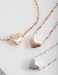 Mixed Metal Mini Hearts Bracelet - link has visual effect only