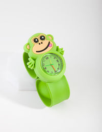 Kids Green Monkey Slap Watch - link has visual effect only