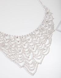 Silver Lattice Chain Necklace - link has visual effect only