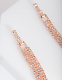 Double Rose Gold Cupchain Bracelet - link has visual effect only